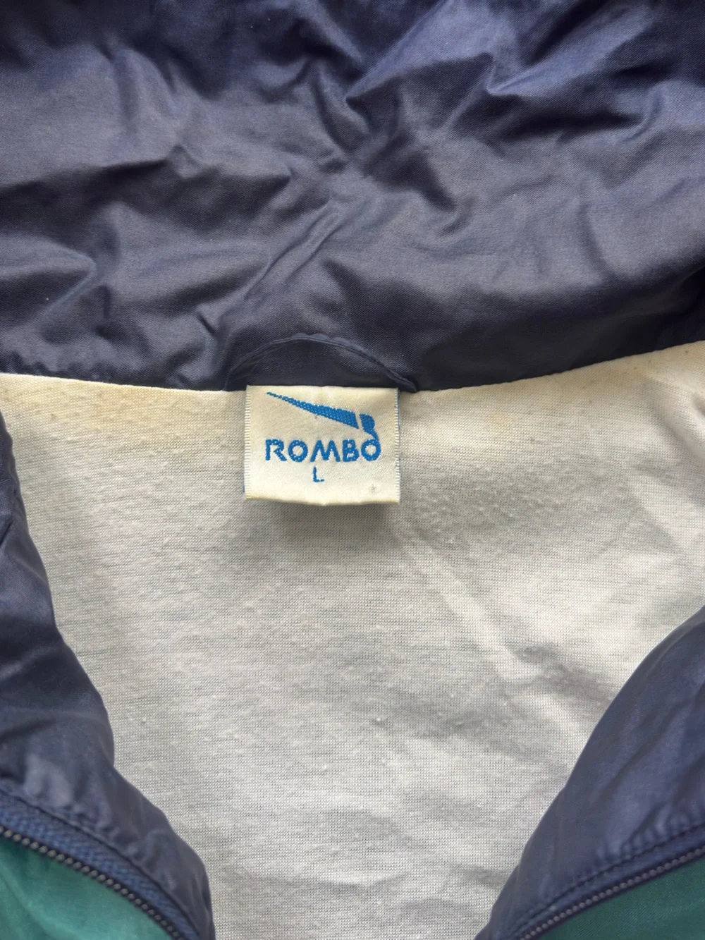 Rombo Vintage 90s Shell Suit Jacket Colorblock Windbreaker Size L
